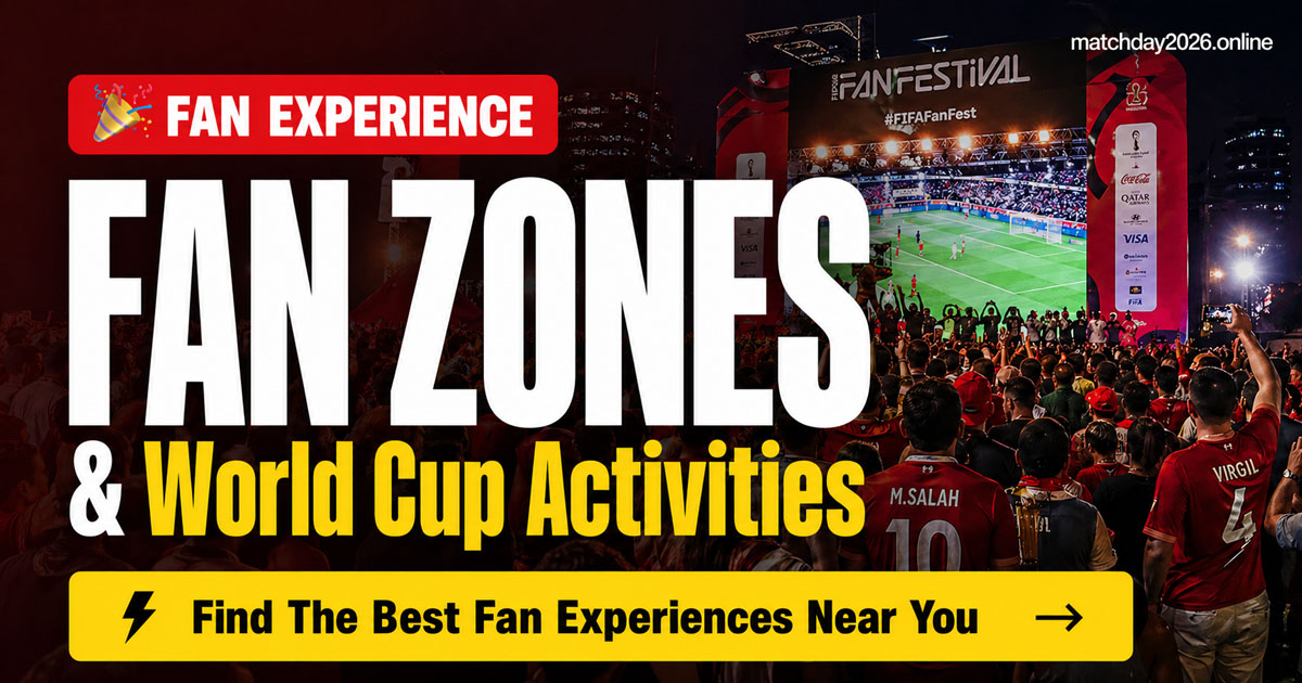 Fan Zones & World Cup Activities - World Cup 2026